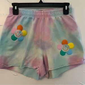 Y2K Pacsun Puff Flower N Smiles High Waisted Sweat Sorts SZ S